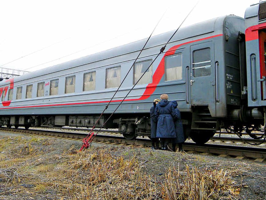 Occasionally the train will stop giving you time to stretch your legs. Occasionally the train will stop giving you time to stretch your legs.